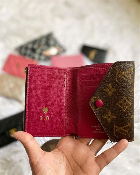 hot stamping louis vuitton wallet